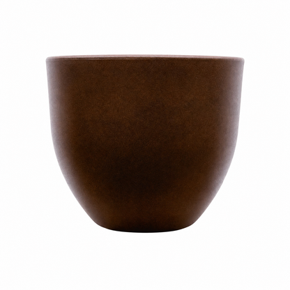 Sierpot Eggy bronze op witte achtergrond