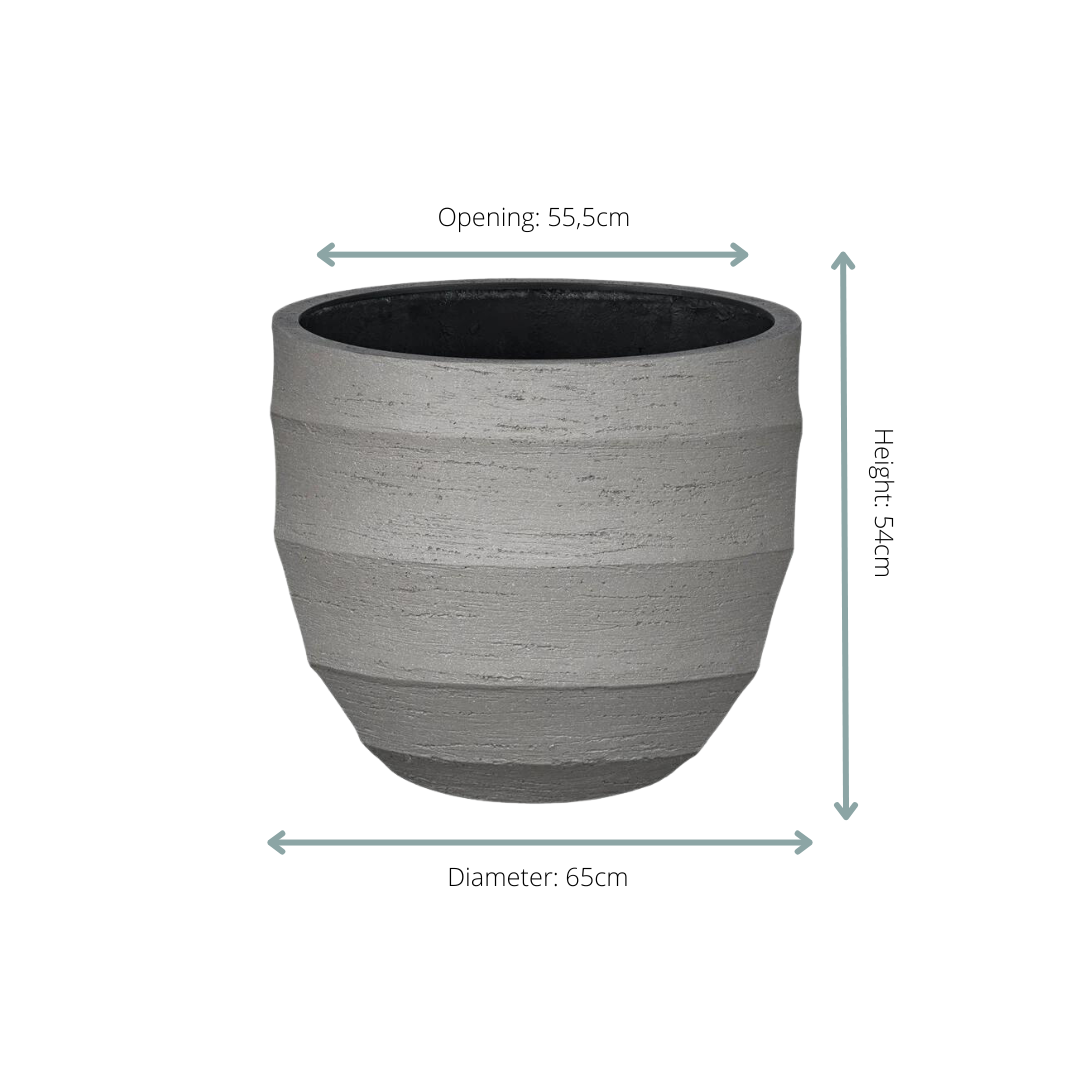 Sierpot Bordo New Egg Grey – Ø65 x 54 cm