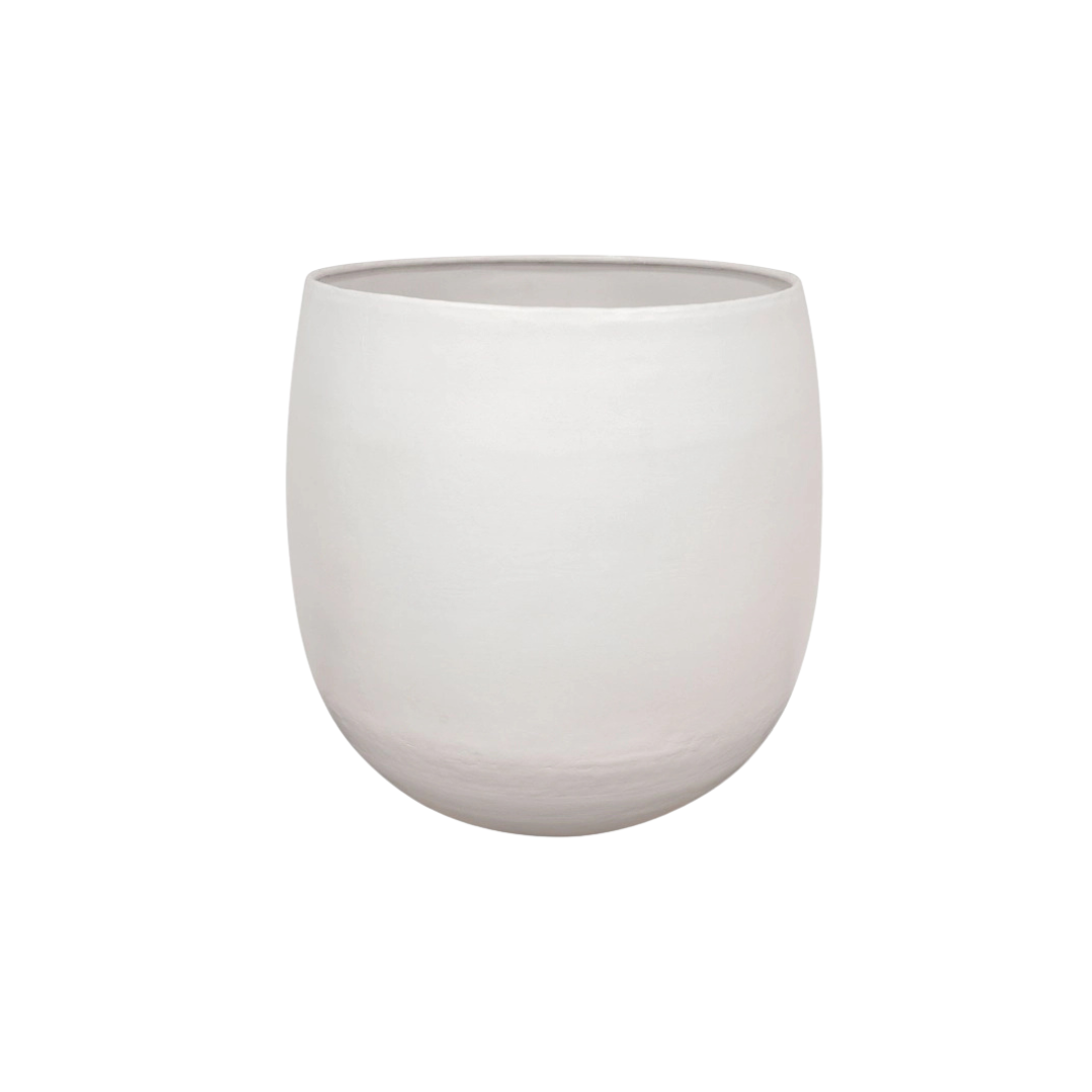 Sierpot Stijn wit - Ø35 x 34 cm van Plant&bak