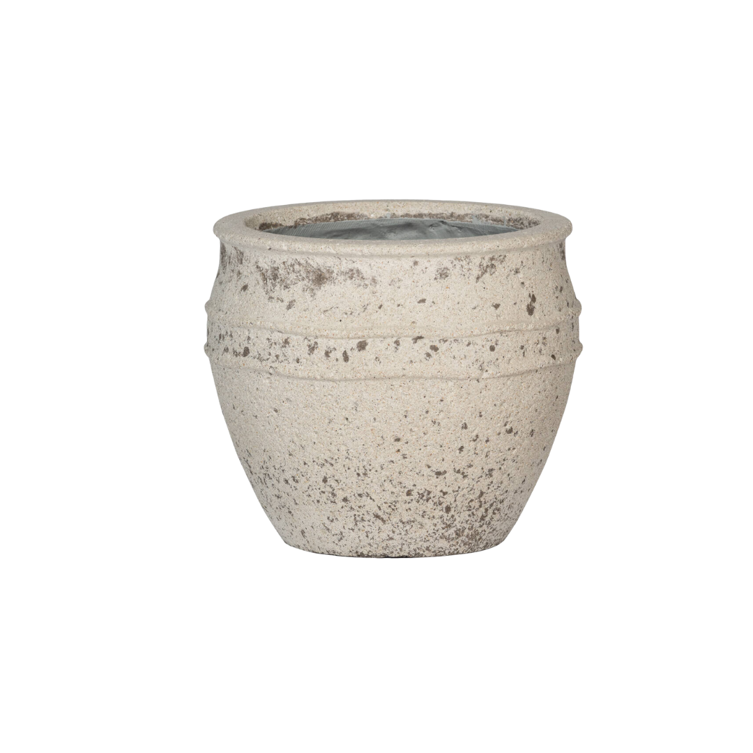 Sierpot Athena M Chalk White - Ø41 x 33 cm van Plant&bak