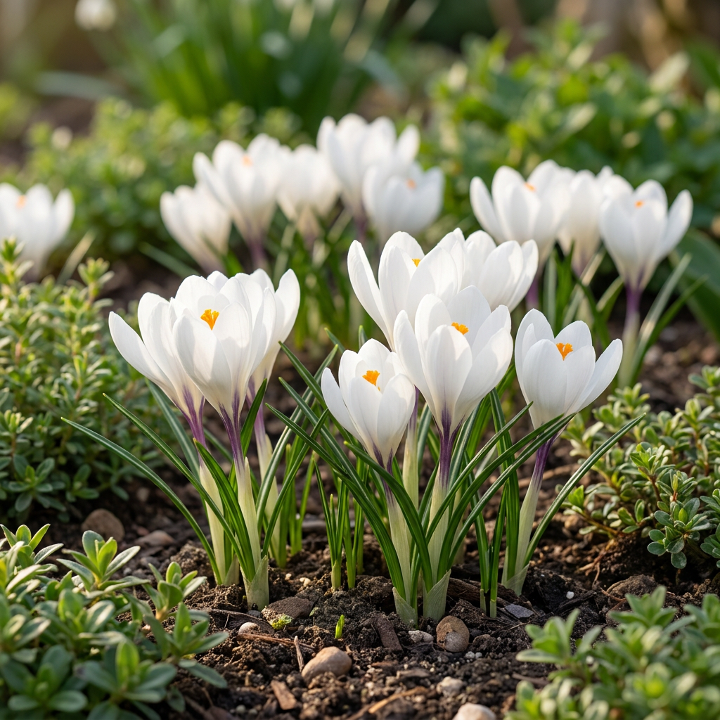 Witte krokus - 240 bloembollen