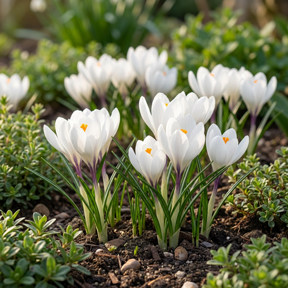 Witte krokus - 240 bloembollen