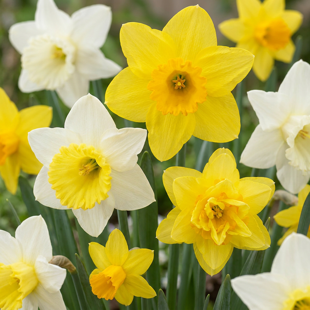 Botanische narcissenmix geel en wit - 160 bloembollen