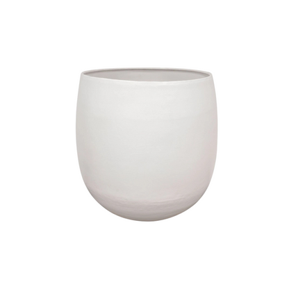 Sierpot Stijn wit - Ø45 x 45 cm van Plant&bak