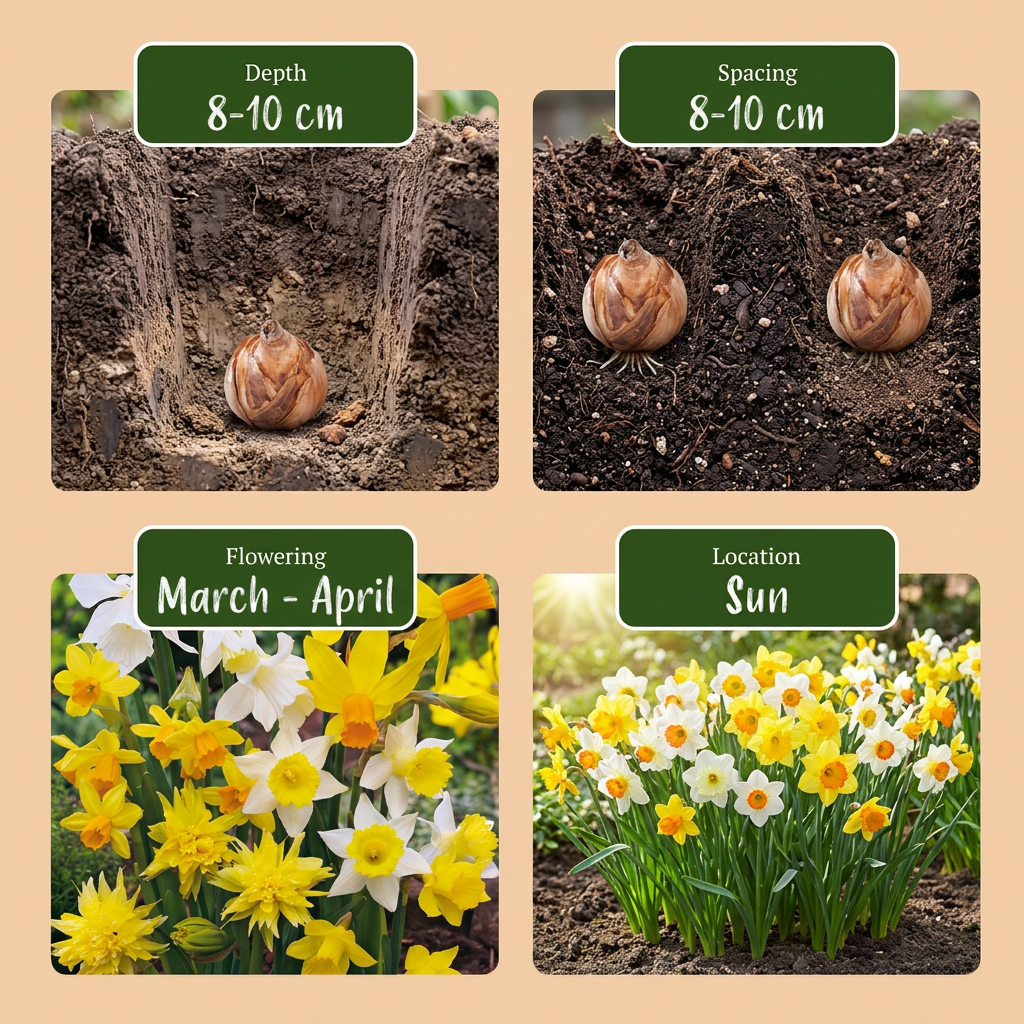 Botanische narcissenmix geel en wit - 160 bloembollen