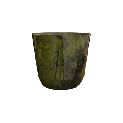 Sierpot Palermo marble groen - Ø30 x 28 cm van Plant&bak