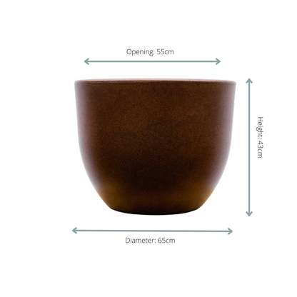 Sierpot Eggy Bronze – Ø65 x 51 cm